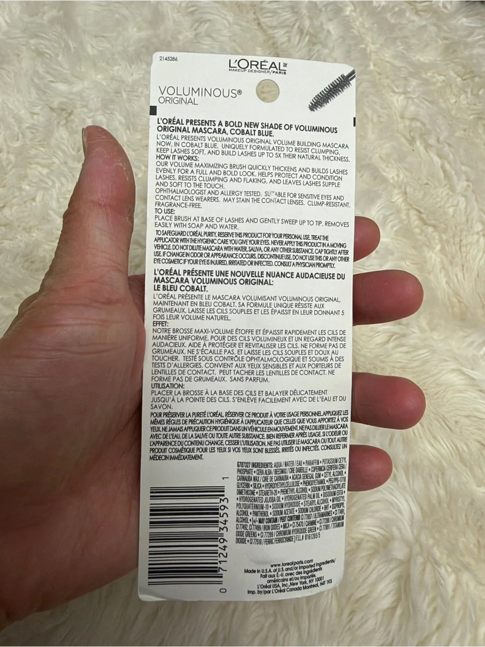 L’Oréal Voluminous Original Washable Mascara